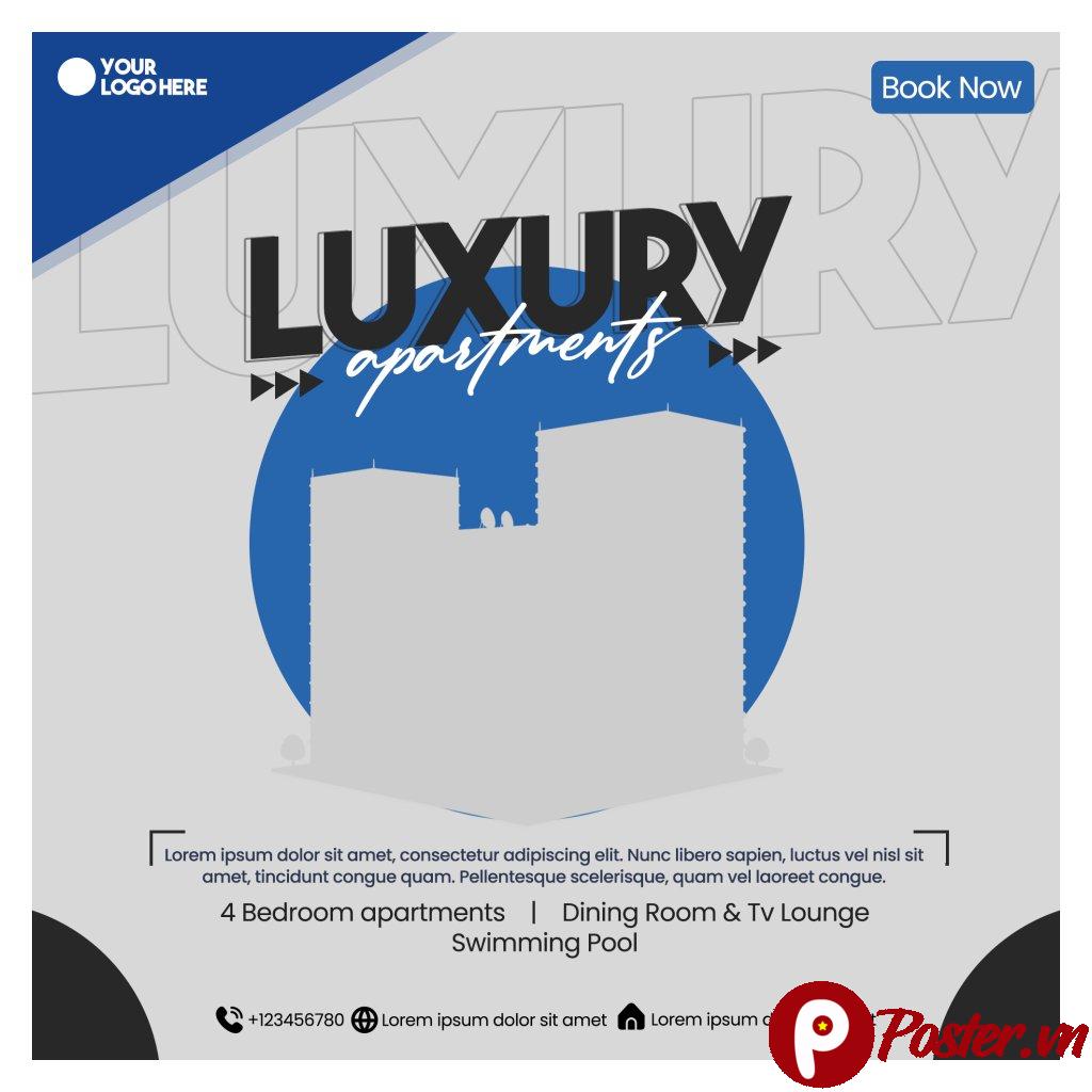 Banner bất động sản cao cấp