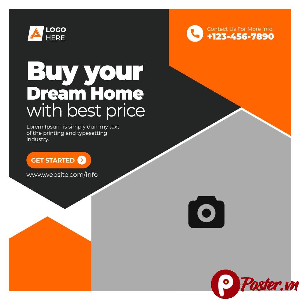 Mẫu banner bất động sản