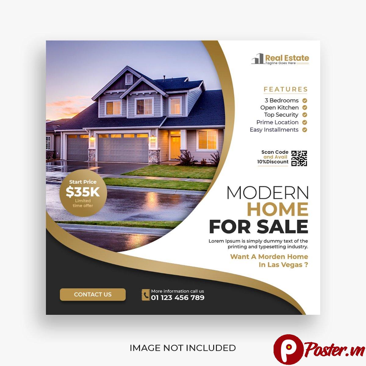 Banner quảng cáo bất động sản