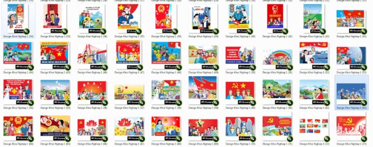 Banner cổ động vector