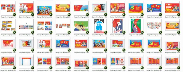 Mẫu banner cổ động vector đa dạng