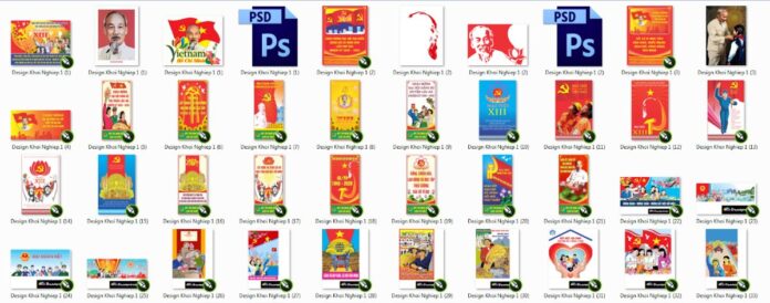 Mẫu banner cổ động vector PSD