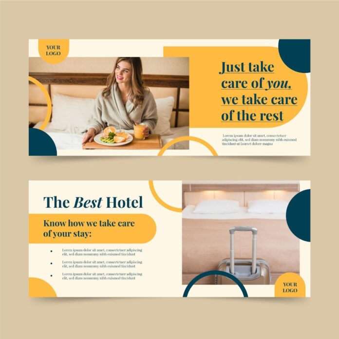 Mẫu banner khách sạn chuyên nghiệp