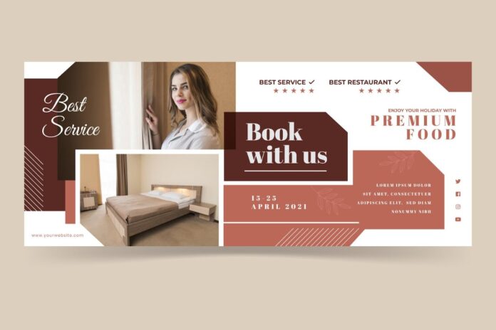 Banner khách sạn vector