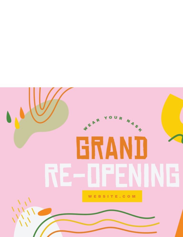 Banner khai trương hiện đại