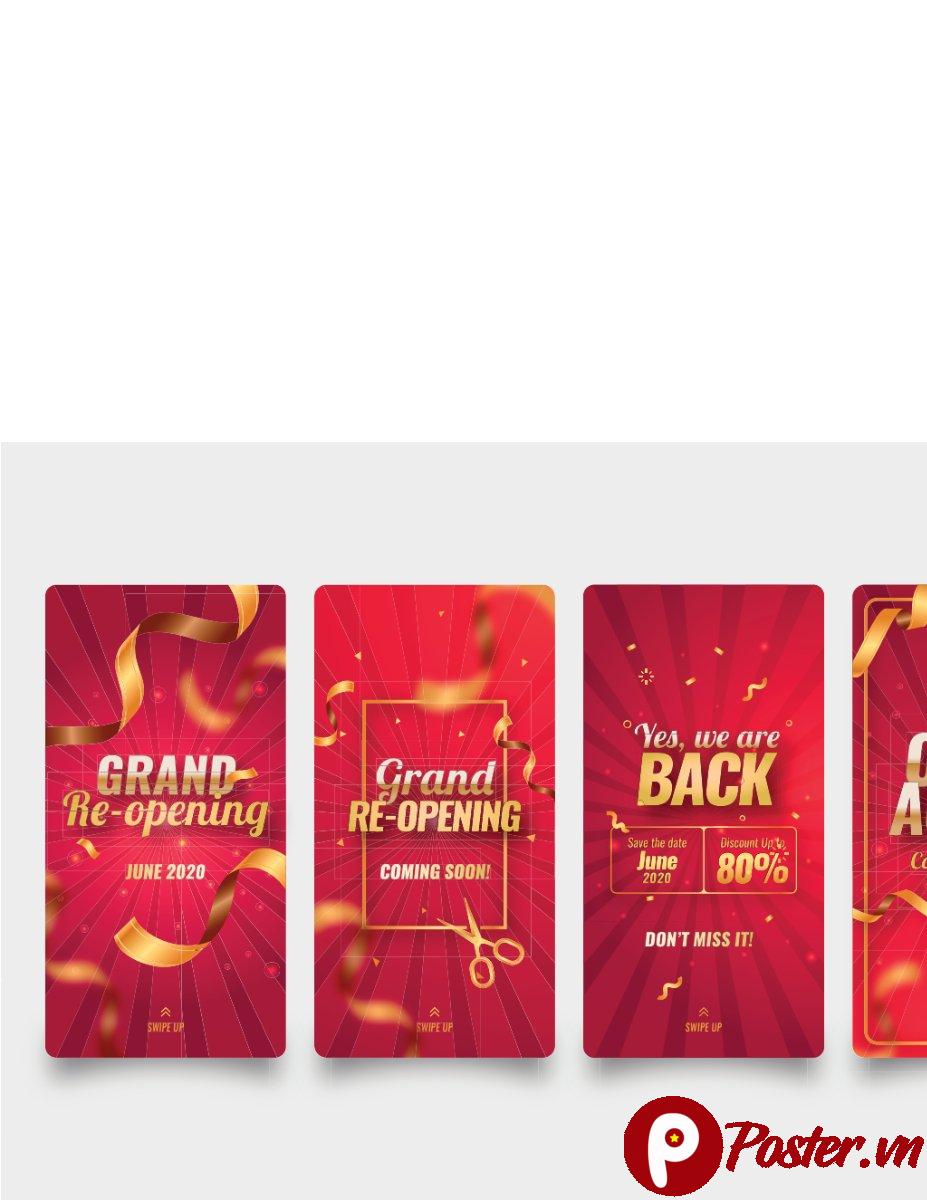 Banner khai trương vector