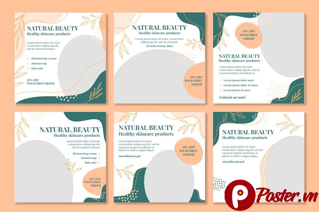 Banner mỹ phẩm hữu cơ