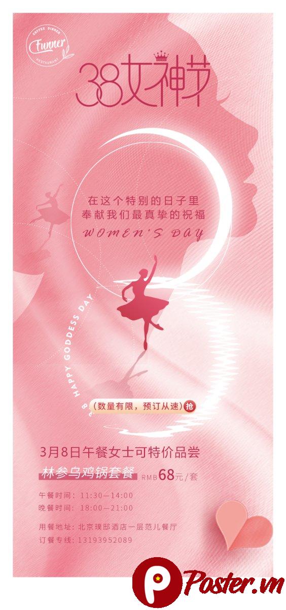 Banner Ngày Quốc tế Phụ nữ 8/3