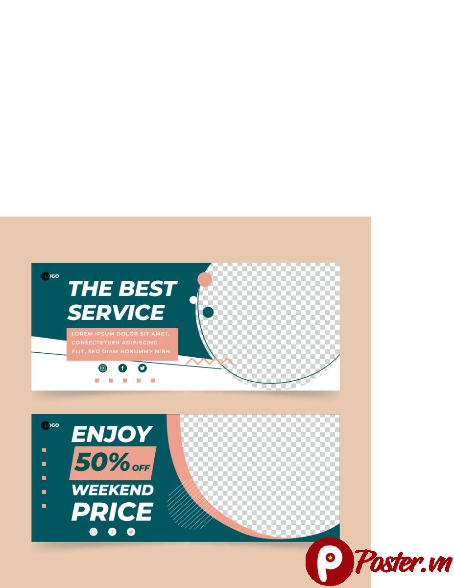 Banner quảng cáo dịch vụ chuyên nghiệp