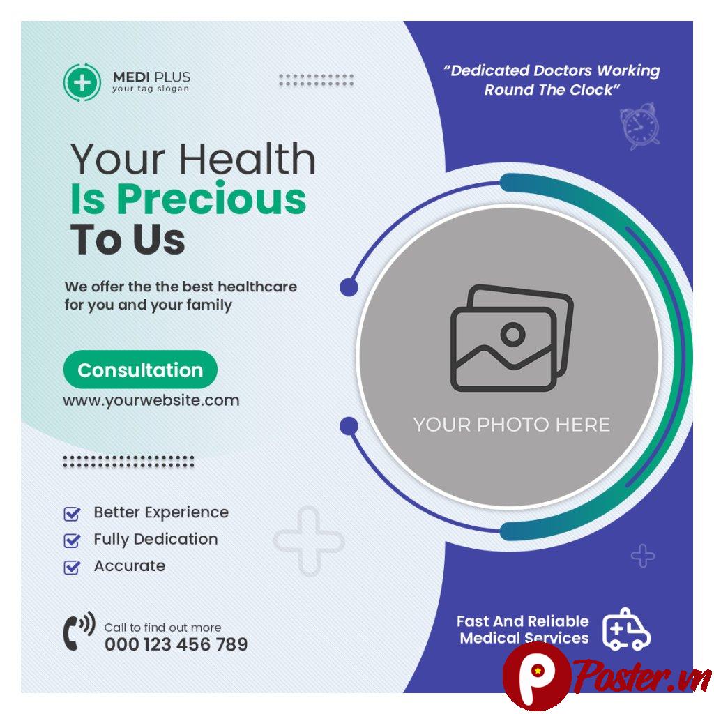 Banner quảng cáo y tế