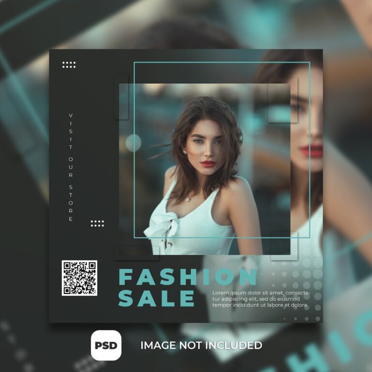 Mẫu banner sale thời trang PSD