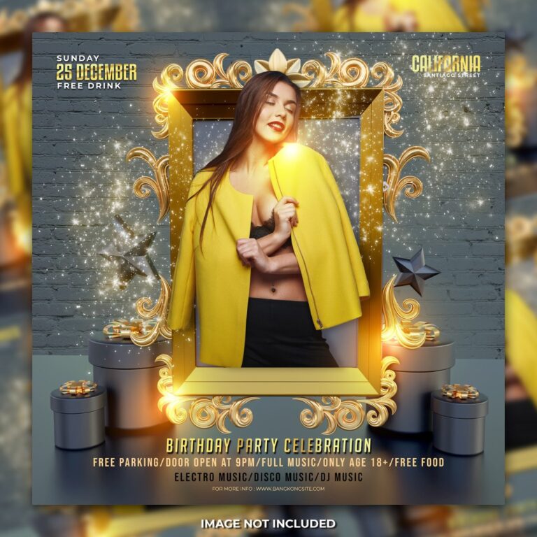 Mẫu banner sinh nhật đẹp