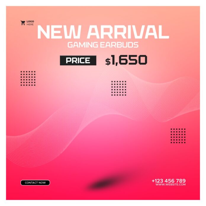 Banner tai nghe gaming mới