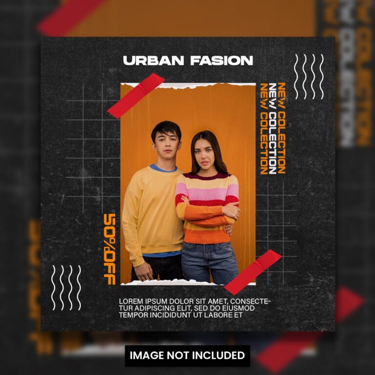Banner thời trang Urban Fashion