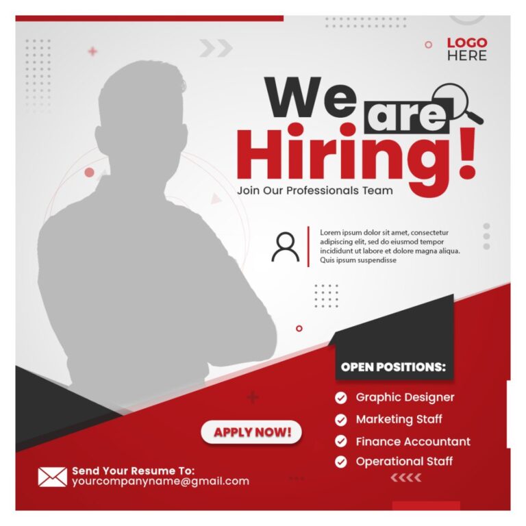 Mẫu banner tuyển dụng