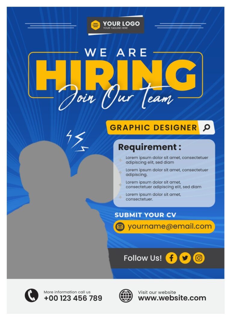 Mẫu banner tuyển dụng chuyên nghiệp