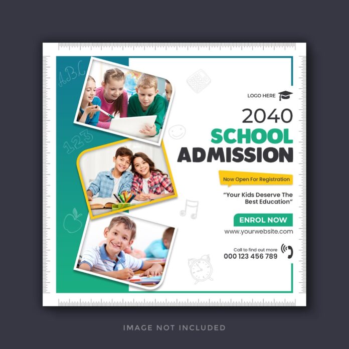 Banner tuyển sinh trường học 2040