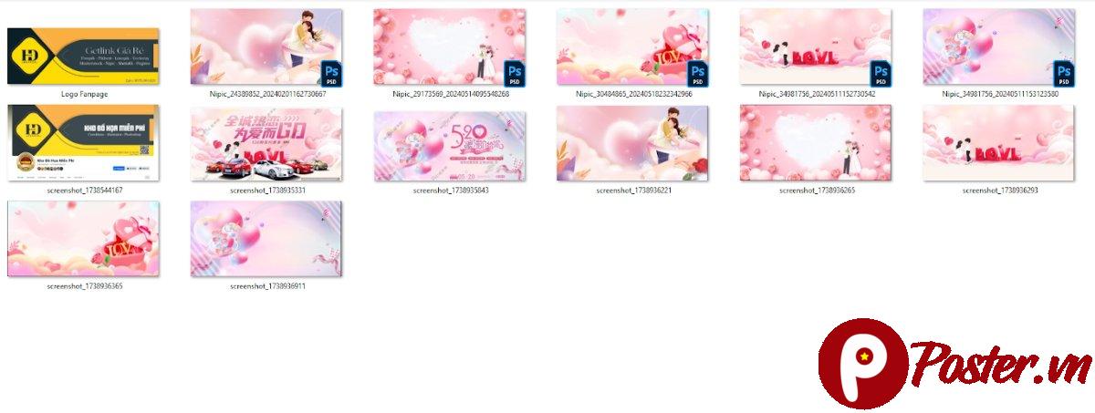 Banner Valentine Vector