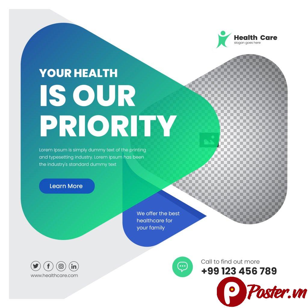 Mẫu banner y tế 