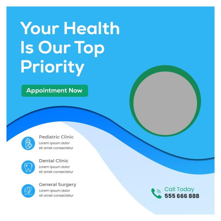 Banner y tế chăm sóc sức khỏe