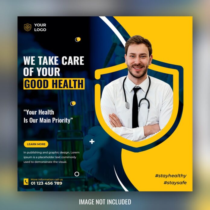 Mẫu banner y tế chăm sóc sức khỏe