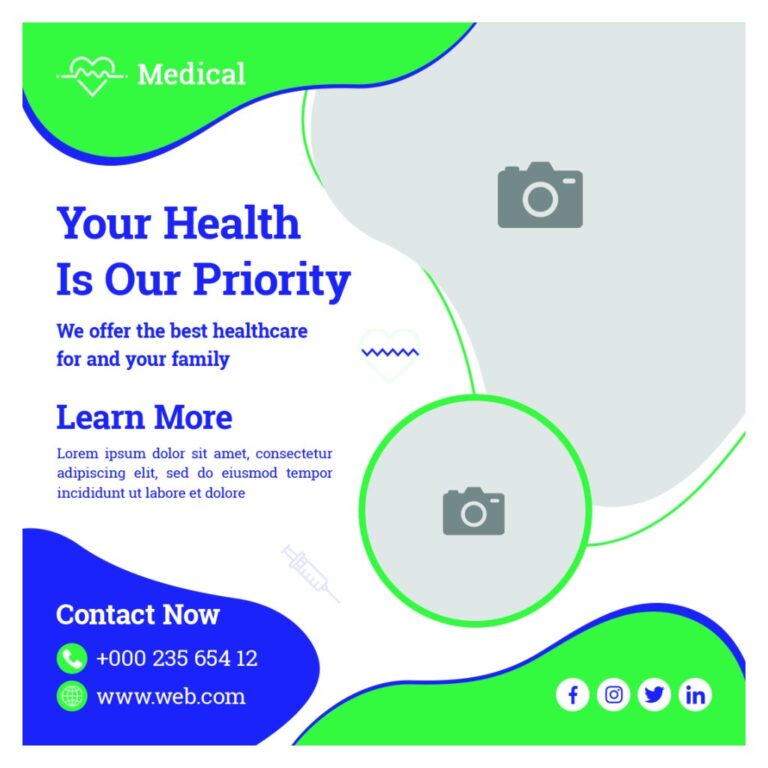 Banner y tế quảng cáo sức khỏe