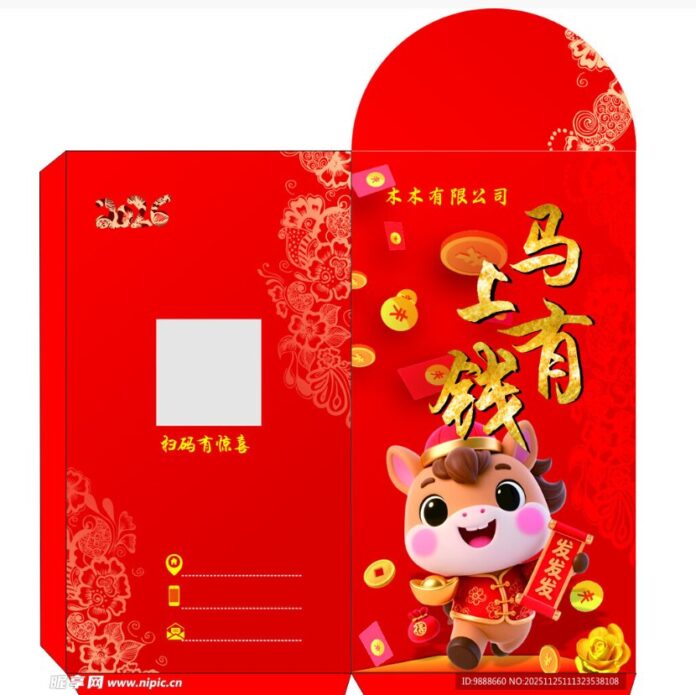 Mẫu bao lì xì Tết 2025