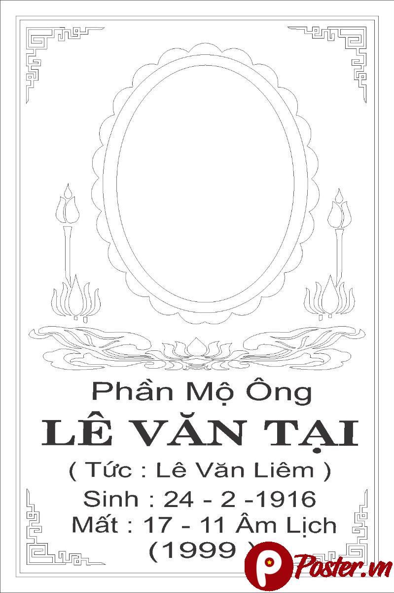 Mẫu bia mộ đẹp thiết kế hoa sen