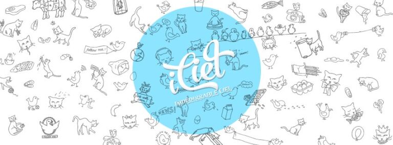 Mẫu cover Facebook mèo doodle