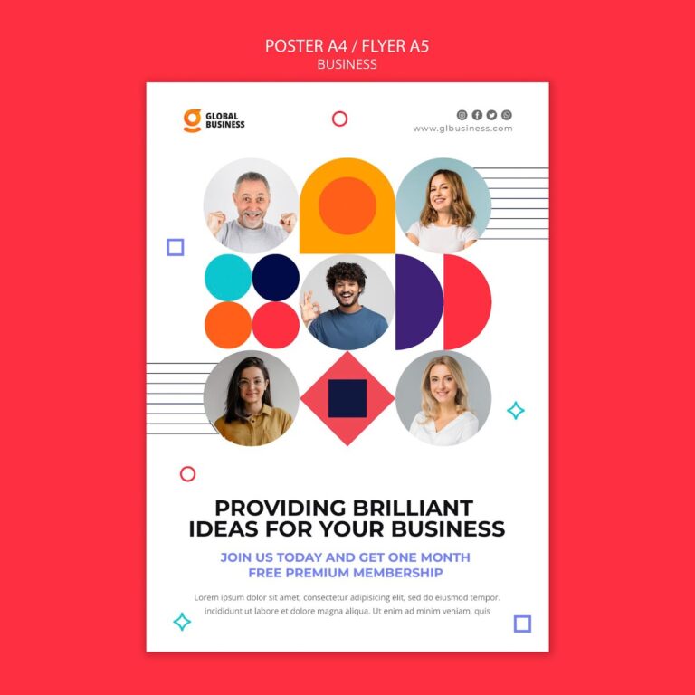 Mẫu Flyer A5 Business Hiện Đại