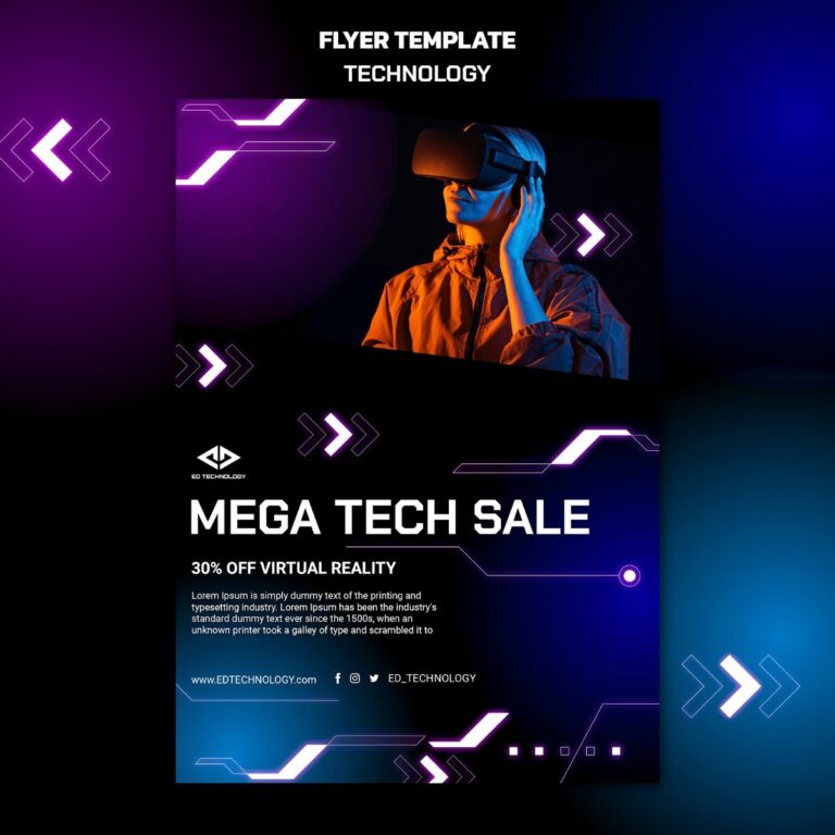 Flyer công nghệ thực tế ảo
