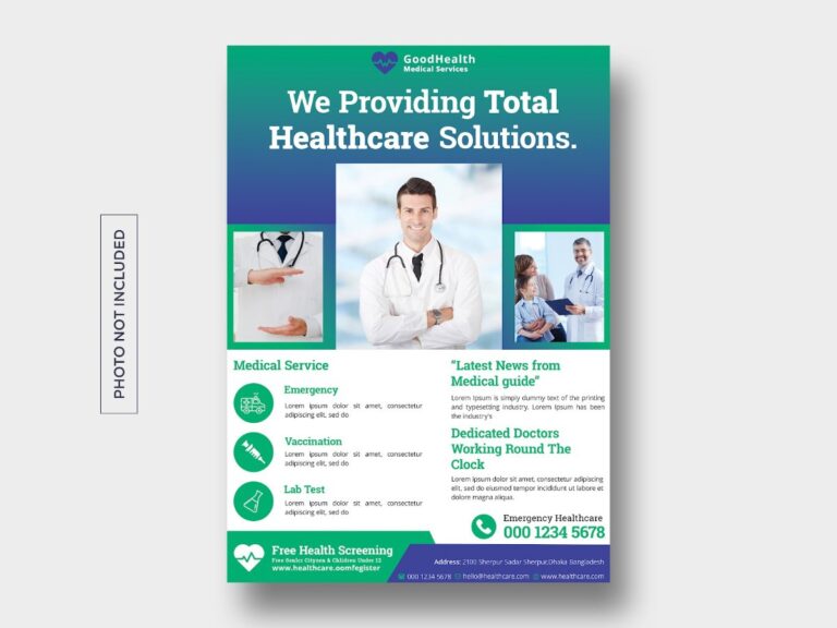 Mẫu Flyer Y Tế Chuyên Nghiệp