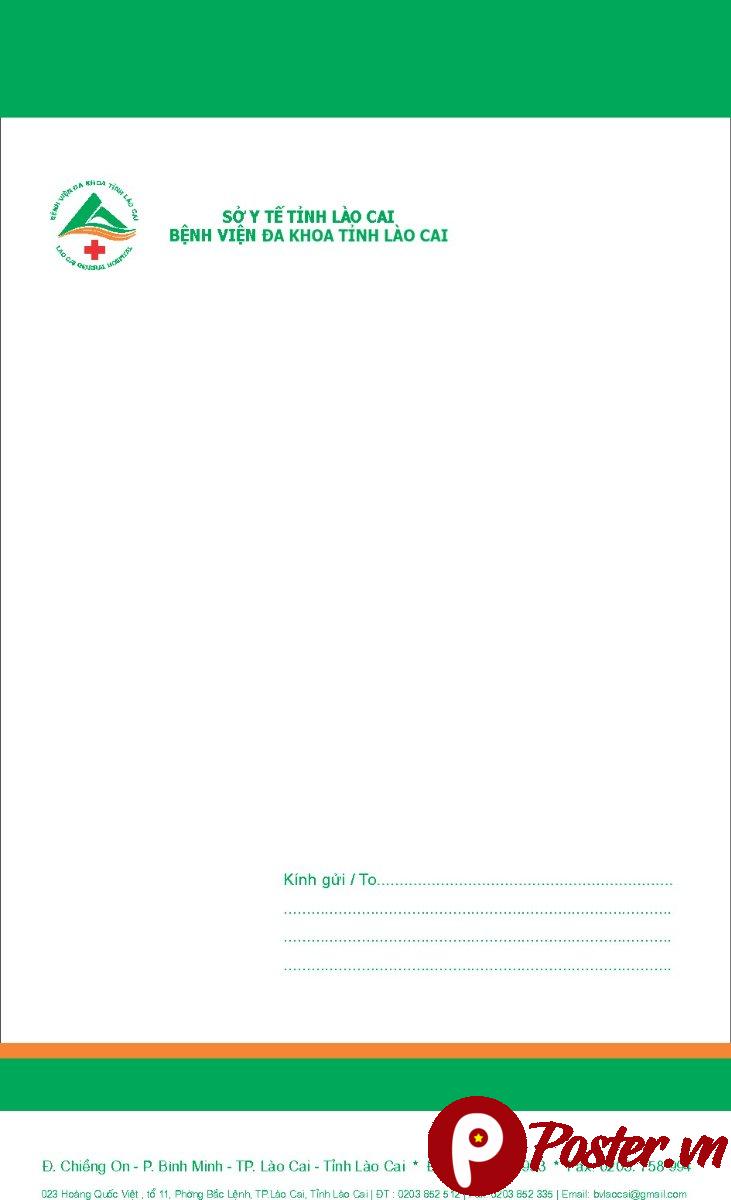 Mẫu giấy mời bệnh viện đa khoa Lào Cai