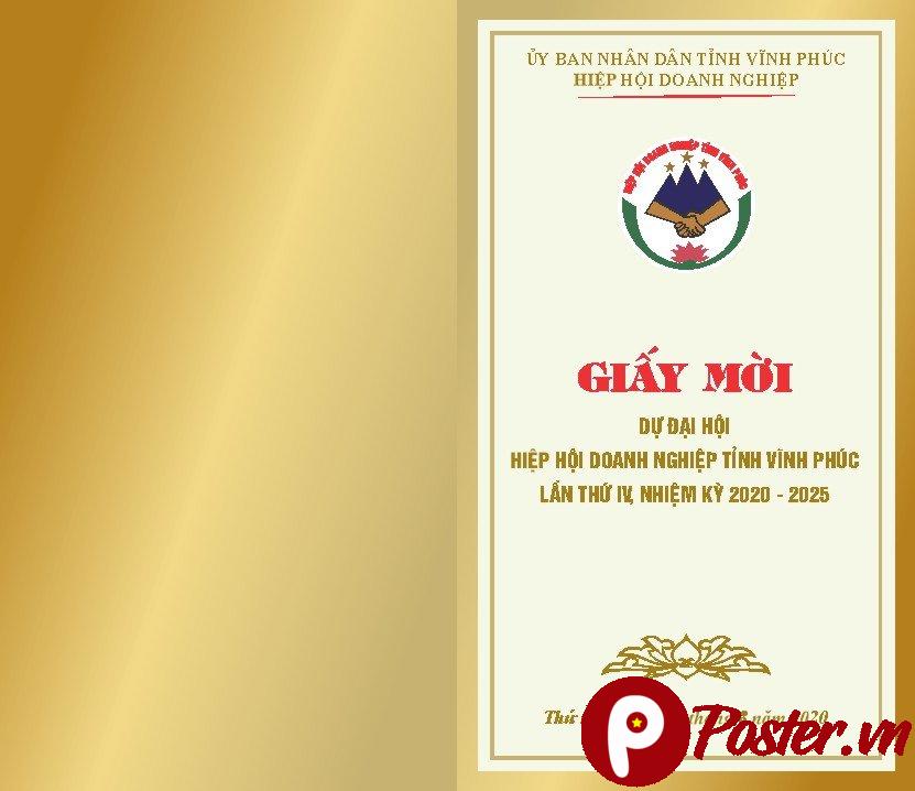 Mẫu Giấy Mời Đại Hội Vector
