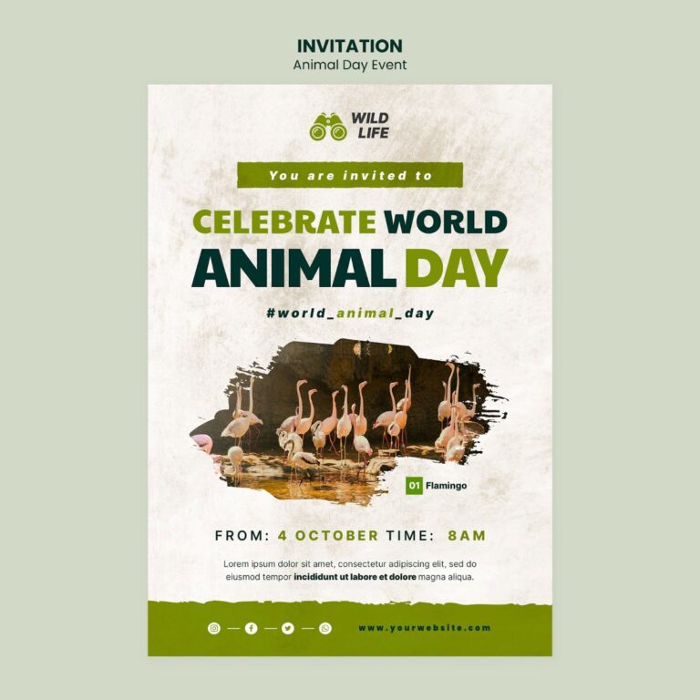 Giấy mời Ngày Động Vật Thế Giới