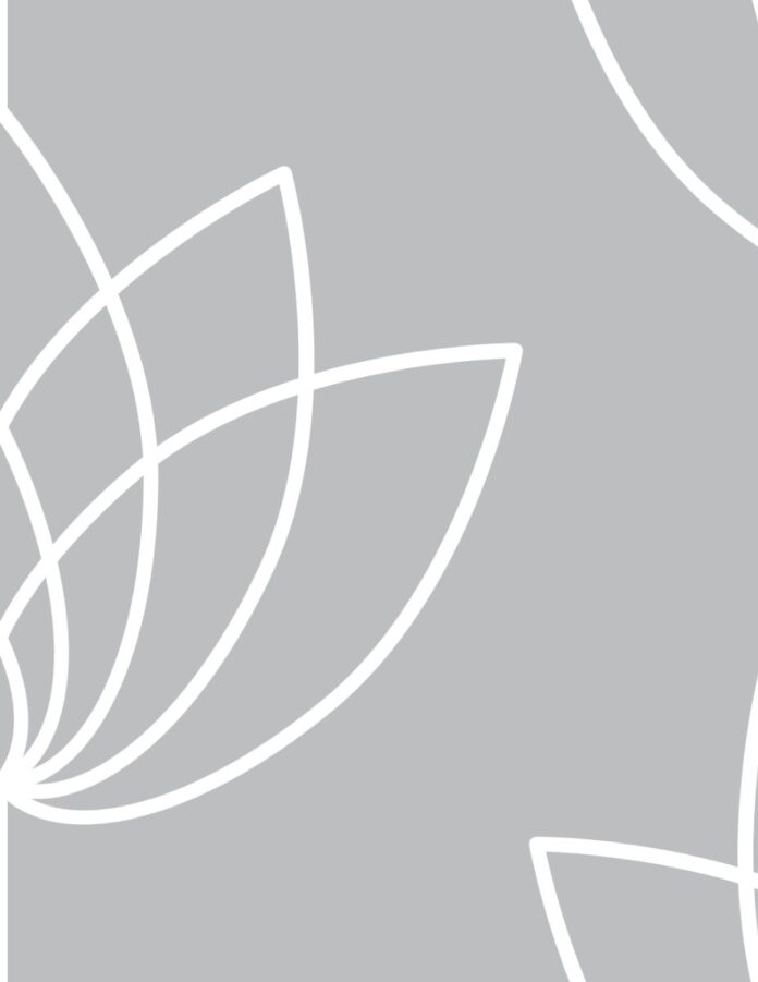 Mẫu hoa sen vector đơn giản