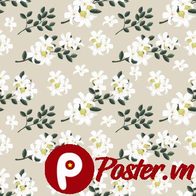 Họa tiết hoa nhài vector