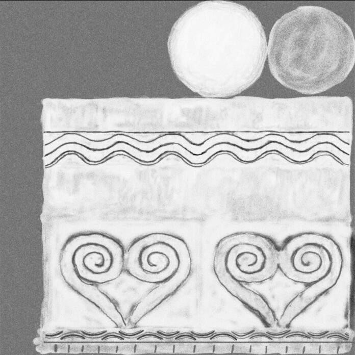 Họa tiết trống đồng vector