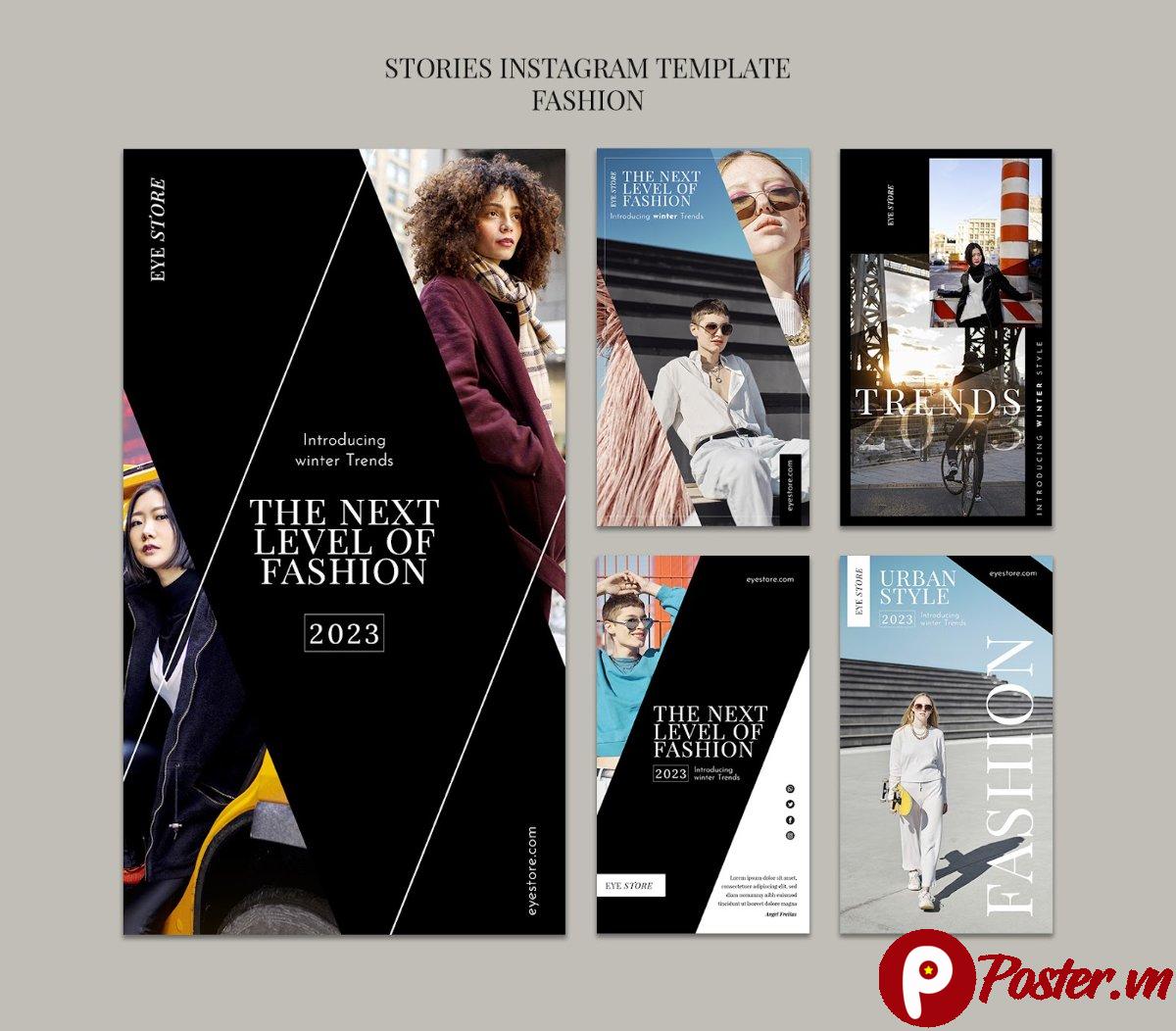 Mẫu Instagram Story Thời Trang