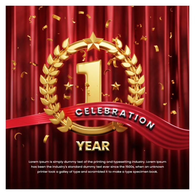 Mẫu kỷ niệm 1 năm