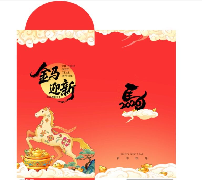 Mẫu lì xì Tết 2025 vector