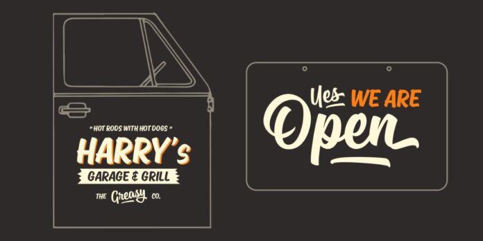 Mẫu logo và biển hiệu vintage