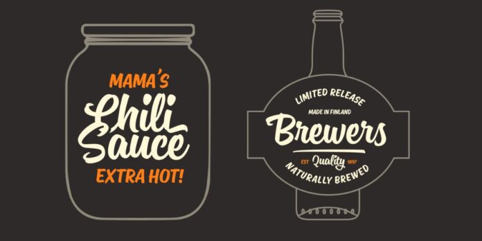 Mẫu logo chai lọ đồ uống vector