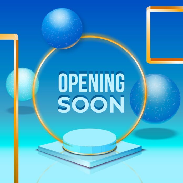Mẫu Opening Soon Vector AI