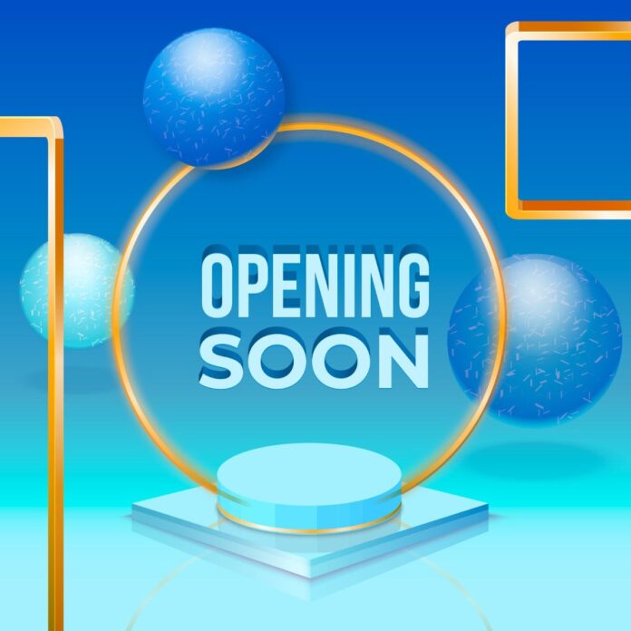 Opening Soon Vector
