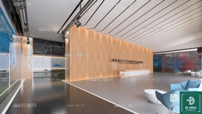 Mẫu phòng triển lãm SketchUp 3D