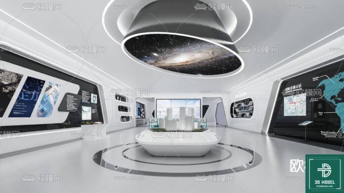 Phòng triển lãm SketchUp hiện đại