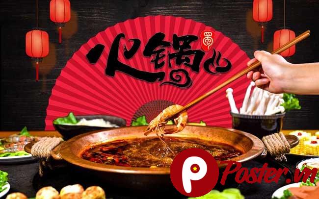 Poster lẩu Trung Hoa