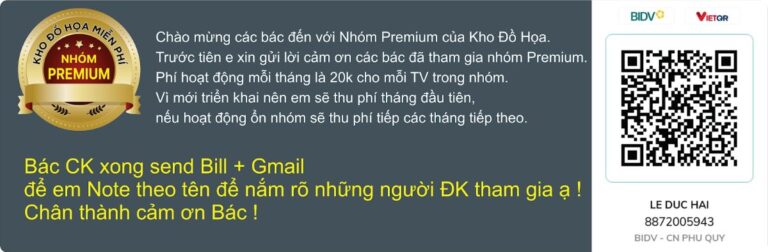 Mẫu QR Code thanh toán đẹp