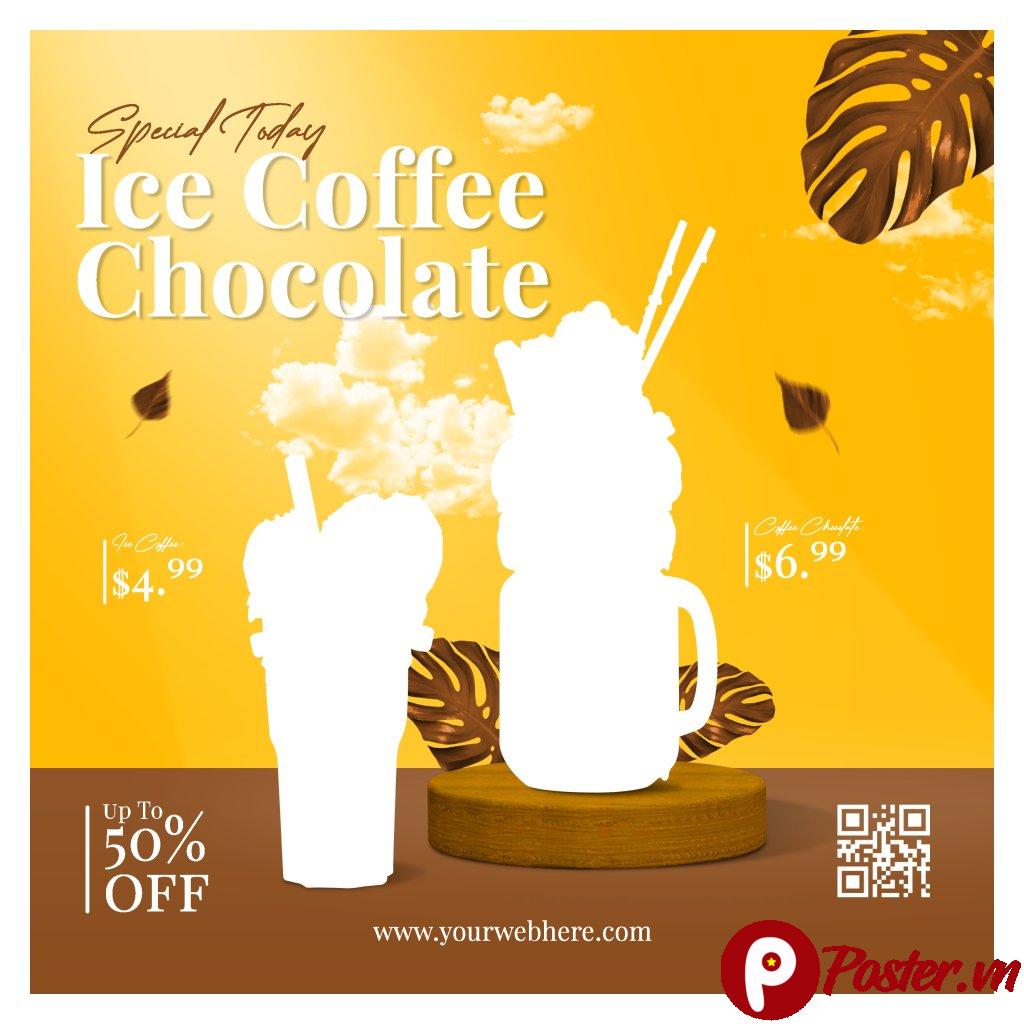 Quảng cáo cafe kem socola